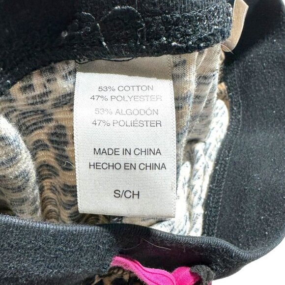 Betsey Johnson Cheetah Print Pajama Set Size Small - Picture 3 of 9